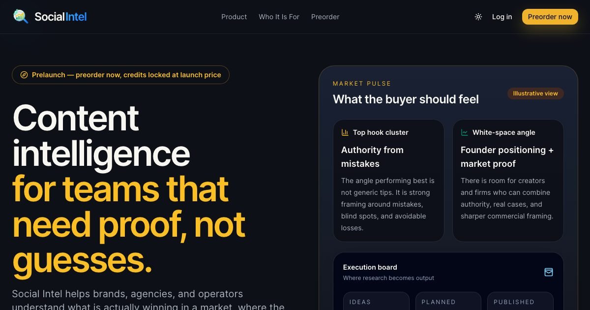 socialintel.net — market intelligence platform